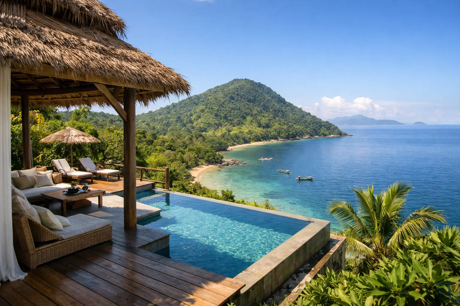 Écolodge de luxe à Nosy Komba